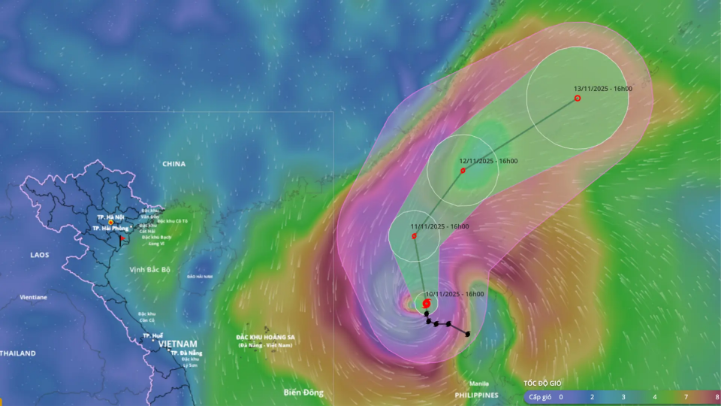 Bão số 14 không ảnh hưởng đến đất liền nước ta